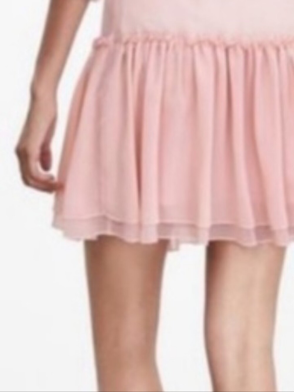 Vintage Banana Republic Pink & Black Skirt(s) Ruffle tiered pleated Bundle 4 - Picture 13 of 16